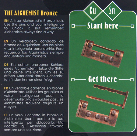 Łamigłówka The Alchemist - Bronze Recent Toys poziom 5/5