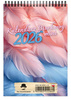 Kalendarz 2026 biurkowy pionowy tygodniowy na spirali KB MINI 1szt.mix