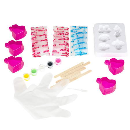 Zestaw kreatywny Strigo Just Squish stwórz swoje żelowe figurki Owady