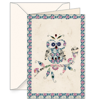Karnet B6 koperta 5826 Sowa