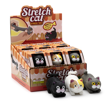 Gniotek rozciągliwy Kot mix kolorów TY899