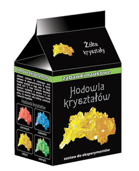 Hodowla kryształów żółte