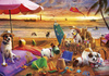 Puzzle 1000 Psy na plaży 113416