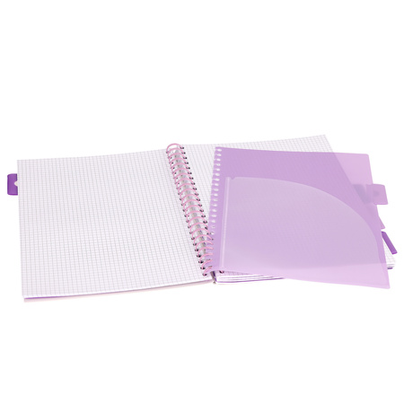 Kołozeszyt Strigo A4 Project Book Panda czarny kratka