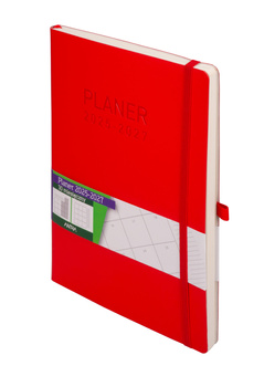 Planer 2025/2027 30 m-cy B5 czerwony