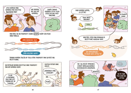 Na tropie DNA. Naukomiks