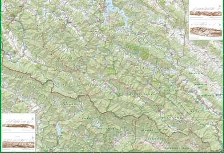 Bieszczady i Góry Sanocko-Turczańskie mapa turystyczna 1: 65 000 foliowana 2024