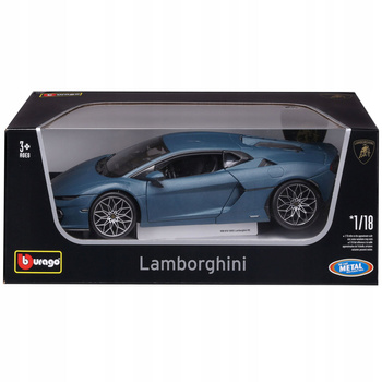 Bburago Model 1:18 Lamborghini Temerario niebieski