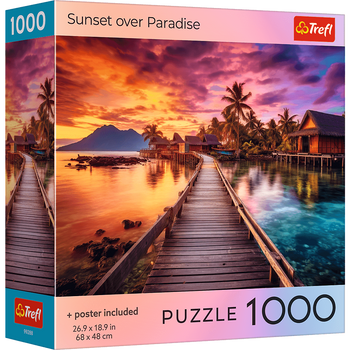 Puzzle 1000 USA Collection: Sunset over Paradise
