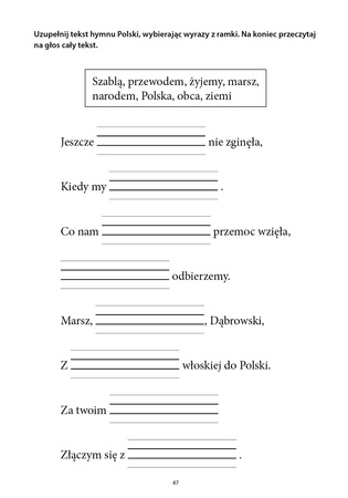 Trening szkolny klasa 1 ćwiczenia korekcyjno-kompensacyjne