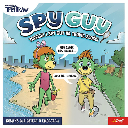 Spy Guy komiks. Na tropie złości. Trefliki