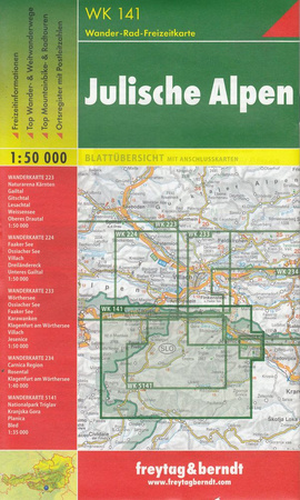 Alpy julijskie mapa 1:50 000