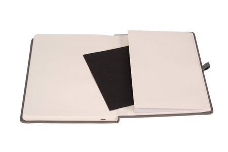 Notes Memofix A5 kratka szary