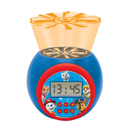 Budzik cyfrowy Psi Patrol z projektorem i timerem RL977PA