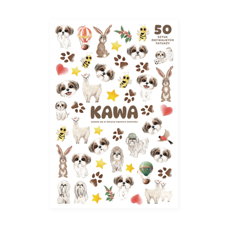 Tatuaże Kawa 50 sztuk