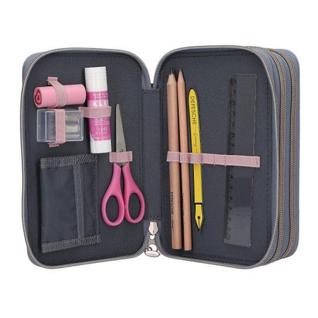 Piórnik potrójny z wyposażeniem Miss Melody 3D 13415A