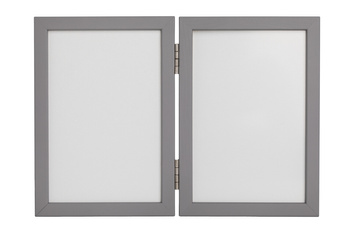 Ramka podwójna z glinką Tiny Memories szara