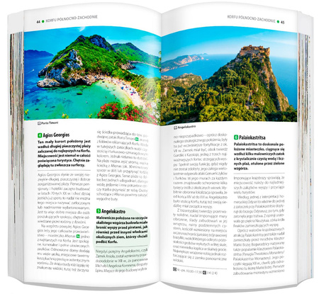 Korfu i Zakynthos zestaw przewodnikowy 2w1 light 2024