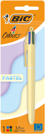 Długopis BIC 4 Colours Pastel blister 1 szt.mix