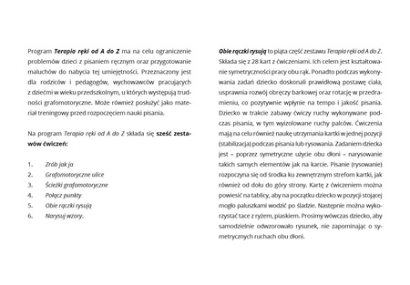 Terapia ręki od A do Z Obie rączki rysują
