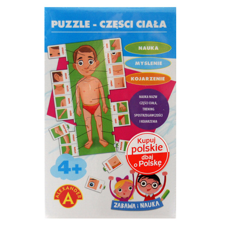 Puzzle Części ciała zabawa i nauka 1831