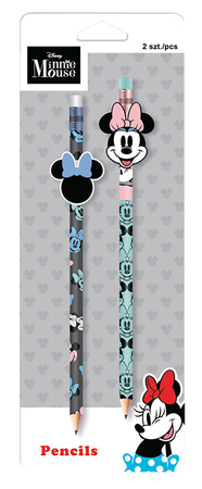 Ołówek z gumową nakładką 2 szt. Disney fashion mix