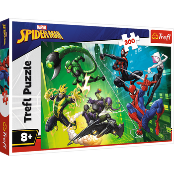 Puzzle 300 W pajęczej sieci Spiderman 23036
