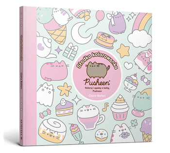 Pusheen. Słodka kolorowanka. Koloruj i zgaduj z kotką Pusheen