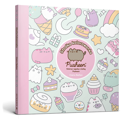 Pusheen. Słodka kolorowanka. Koloruj i zgaduj z kotką Pusheen