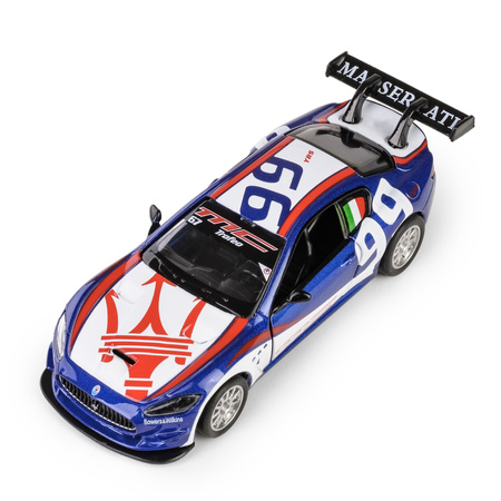 MSZ Maserati GranTurismo MC GT4 niebieski w skali 1:43