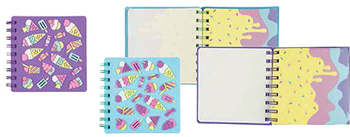 Notatnik z silikonową okładką 1szt.mix