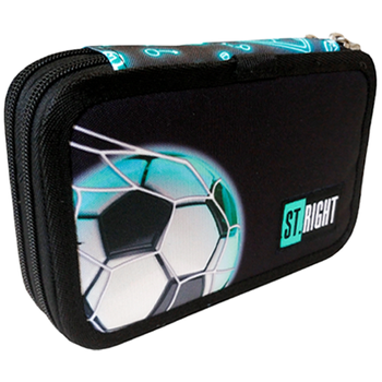 Piórnik 2 komorowy z wyposażeniem Neon Football