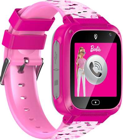 Smartwatch dla dziecka z połączeniami głosowymi KiDiZ Barbie
