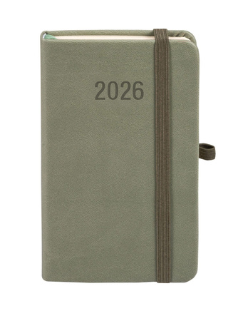 Kalendarz 2026 Memofix A6 TDW oliwkowy