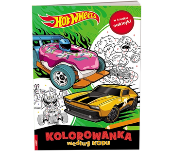 Mattel Hot Wheels Kolorowanka według kodu KKO-1602