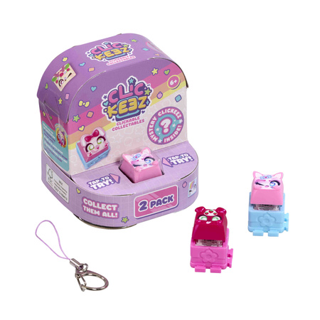 Zabawka sensoryczna Clickeez Twin Pack klawisze 1+1 1szt.mix