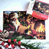 Puzzle 500 drewniane Christmas Santa Claus