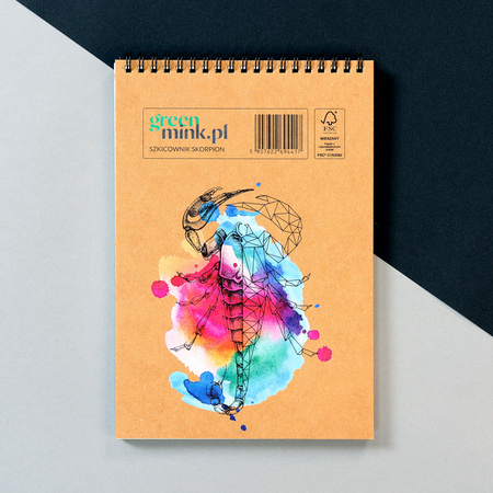 Szkicownik na spirali Skorpion SZ04