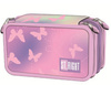 Piórnik 3 komorowy z wyposażeniem Pink Butterflies