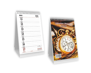 Kalendarz 2026 Biurkowy pionowy spirala SB3-1