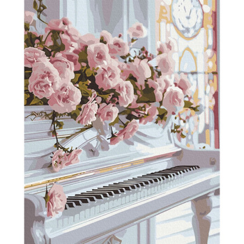 Malowanie po numerach BRUSHME 40x50cm Romantyczny Fortepian