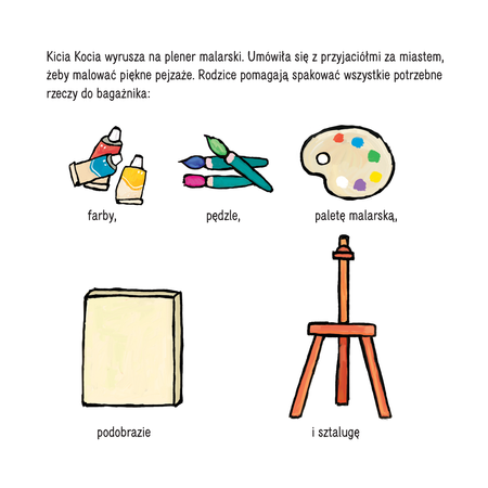 Kicia Kocia na plenerze. Kicia Kocia