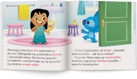 Disney Maluch Moje pierwsze opowiastki Stich myje ząbki BOP-9217