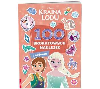 Kraina lodu 100 brokatowych naklejek NB-9109