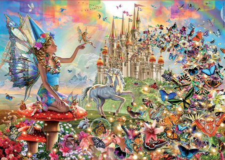 Puzzle 500 Wróżka i Motyle 111317