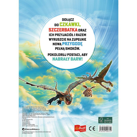 Jak wytresować smoka. Kolorowanki