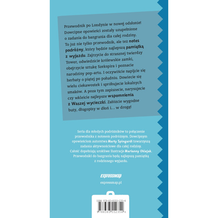 Londyn dla młodych podróżników przewodnik do bazgrania 2024