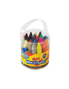 Kredki świecowe Colorino Kids wiaderko maxi 24 kolory
