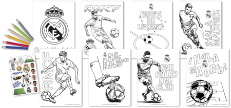 Zestaw do kolorowania Real Madrid RM00025