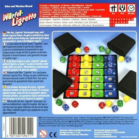 Gra kościana Ligretto